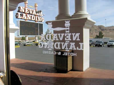 Looking out from entrance